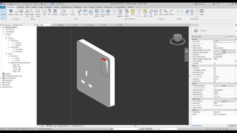 junction box revit|single socket revit family.